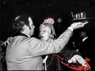 The last New Year's Eve celebration ever at the Marlboro-Blenheim Hotel, Atlantic City, in 1977, before the historic structure was demolished the following fall. When it was built in 1902-1906, the Marlboro-Blenheim was the largest reinforced concrete building in the world. Most of the people present on this night were devoted guests who returned year after year to celebrate with decades-old friends. Thanks to fellow photographer and good friend Roz Gerstein, who accompanied me and generated the idea for this photo expedition. Jon Chase photo