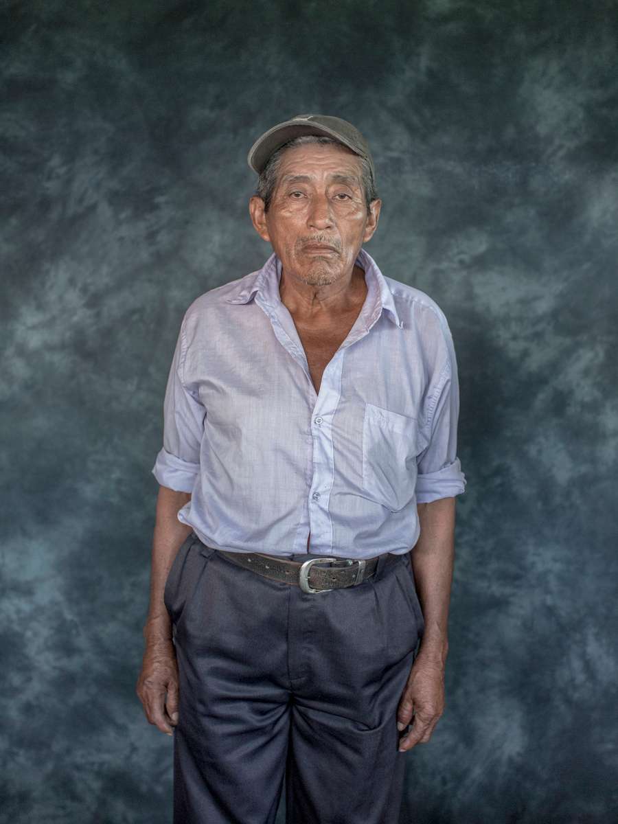 EL ESTOR, GUATEMALA. February 11, 2018 – Maya Q'eqchi elder Vicente Xi Seb, 71, participated in the fight for land against a banana and palm company, in the community of Nuevo Esperanza Tunico, in the Polochic Valley, in eastern Guatemala. 