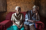 Campo Alegre de Lourdes, Brazil. Saturday, Nov. 14, 2015.Severiana Maria de Jesus, 75, and her husband Pedro Jesus dos Santos, 89, who struggles with his painful glaucoma, in their home near Campo Alegre de Lourdes, in the state of Bahia, Brazil, on Saturday, Nov. 14, 2015. Although farming families receive a national anti-poverty cash welfare program, Bolsa Familia, they still suffer from chronic malnutrition, food shortages, and limited access to water due to extreme poverty conditions. Their sitio, or homestead, received electricity five-years-ago from the federal program, Luz Para Todos.