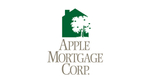 Logotype for Apple Mortgage Corp., a residential mortgage broker based in New York City. Aquired by Sterling National Bank.