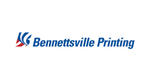 Logotype for Benettsville Printing, a military textiles printer  based in New London, CT.