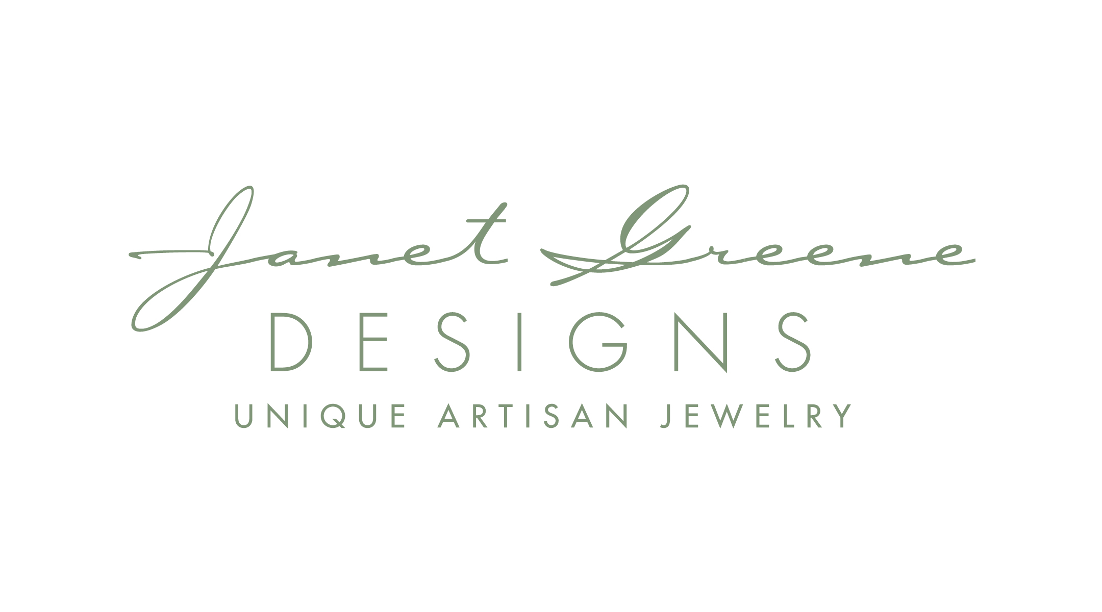 Logotype for Janet Greene Designs.