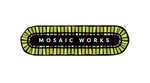 Logotype for Mosaic Works, an artisan mosaic company.