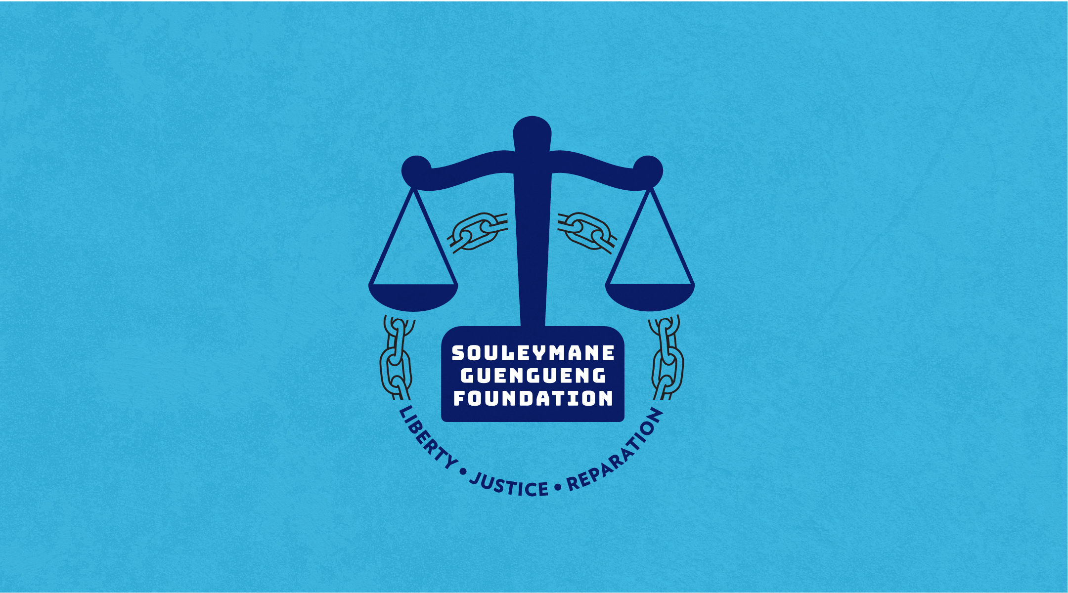 Logotype for Souleymane GuengGueng Foundation, an organization helping those in oppressive governments.