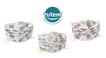 Logotype, patterns and collateral materials created for Tutem, a company producing personal masks for germ protection.