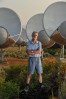 Scientist Rick Forster who is searching for alien life using over 300 radio telescopes.