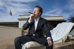 Piers Morgan at home in Beverly Hills
