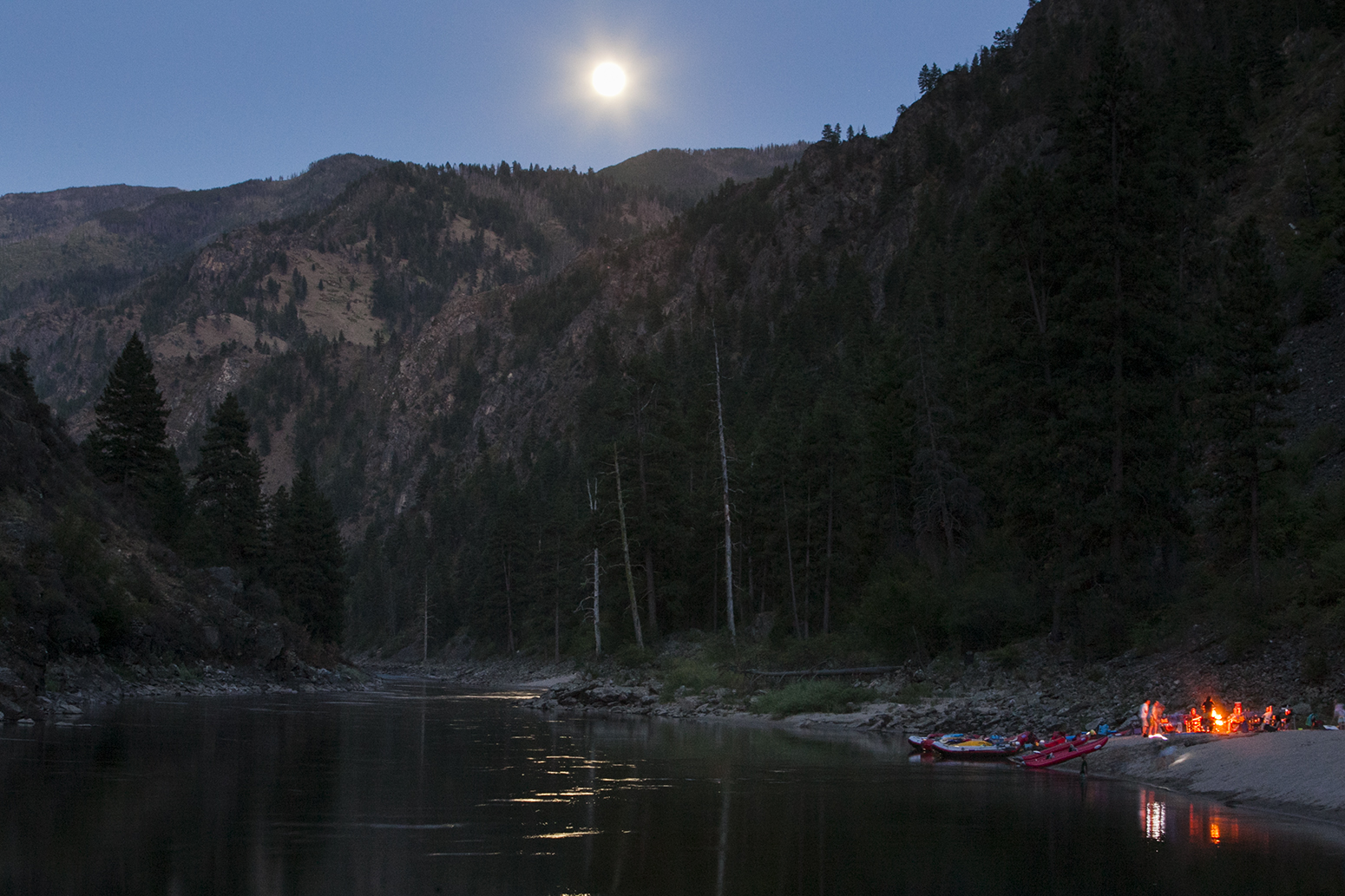 Alder Creek Camp on the River of No Return 2013.