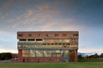 Jeffrey R. Holland Centennial Commons Building at Dixie State College in St. George, UT. for Sasaki & Assoc. and VCBO Architects. Architectural Photography by: Paul Richer / RICHER IMAGES