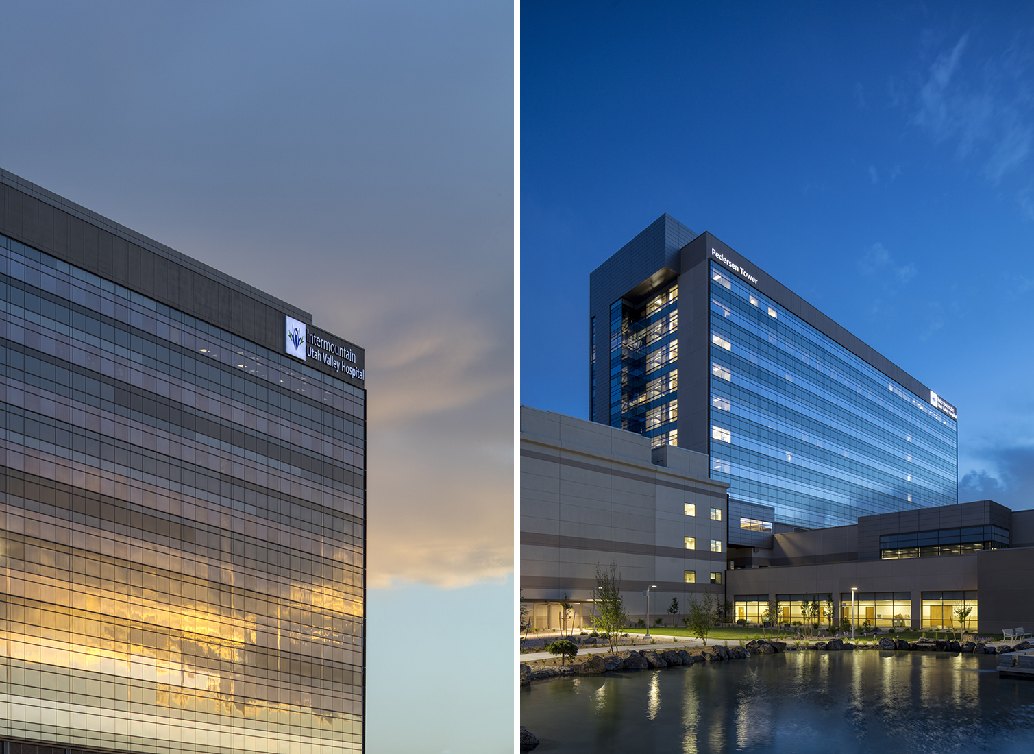 Utah Valley Hospital for HDR Inc & Intermountain Health.Architectural Photography by: Paul Richer / RICHER IMAGES
