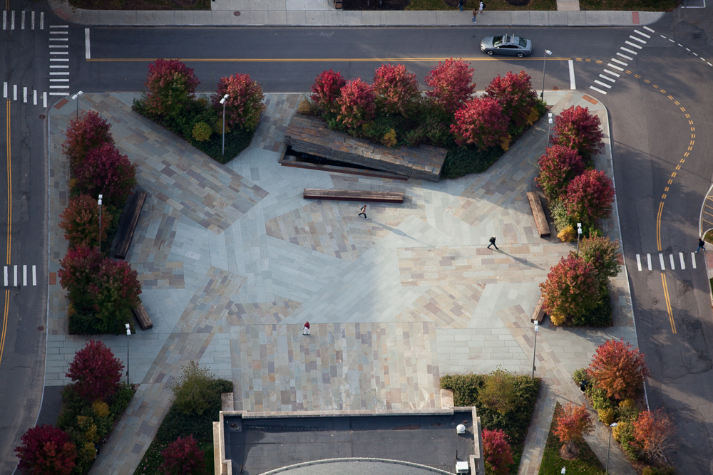 ... : Plazas  Streetscapes: Bailey Plaza, Cornell University, Ithaca, NY