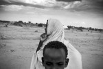 A woman and child in Ifo Extension within Dadaab Refugee Camp. Dadaab is the world's largest refugee camp which is now approaching 500,000 refugees.