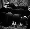 Women and children pray at Isha prayer at a Mosque in Tripoli during the holy month of Ramadan. 