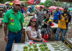 Betel nut stall holders at Gerehu market.  © Brian Cassey