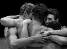 © DEAN LEWINS - 04.08.2012 - The greatest Olympian ever  Michael Phelps (2nd from right) is embraced by his relay team mates Nathan Adrian, Matthew Grevers and Brendan Hansen  after winning gold in his last Olympic event ever, the men's 4x100m medley relay at the London Olympics. Phelps is the most decorated Olympian of all time with 22 medals.