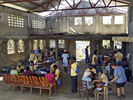 The pop-up clinic begins at the Adventist Church in Ducis, Haiti on Wednesday, November 2, 2016. 