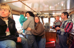 Crewmen on the fishing vessel Northern Orion and their families reunite in Seattle after a season fishing for opilio crab in the Bering Sea.    © copyright Karen Ducey