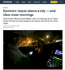 Kenmore mayor steers a city — and Uber most mornings   Story and photographs for Crosscut, October 31, 2017.