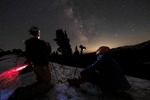 The Milky Way shot from Artist’s Point during a new Moon in the Mt. Baker-Snoqualmie National Forest on July 29, 2022. Photos by Karen Ducey or Dean Rutz or Elliot Almond, or Nathan Rutz