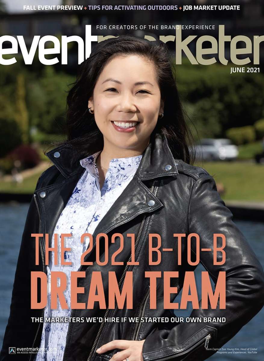 Soo Young Kim, Head of Global Programs & Experiences at YouTube, for Event Marketer magazine, June 2021