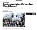 {quote}Employee Activism Works–Even When It Doesn't{quote}. Photos for Getty Images. Published in Bloomberg Green on February 26, 2020. 