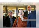 Huawei CFO Meng Wanzhou Appears In Canadian Court For Extradition Hearing, Photos for Getty Images, September 23, 2019.
