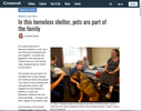 In this homeless shelter, pets are part of the family, story and photos for Crosscut, July 8, 2016.