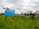 VOTE CONSERVATIVE sign. Sandy, Bedfordshire.