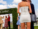 VIP gueats socialise in the Cartier marquee.The 2017 Cartier Queen's Cup Final was played at the Guards Polo Club located in Windsor Great Park.