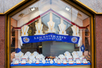 LEICESTER, UK MAY 2016Local business on Belgrave Road, Leicester, show their support for the city's football club.On the 2nd May 2016, Leicester City football club became champions of England for the first time in their 132 year history.Leicester has been dubbed as most multicultural diversified city in England, thanks to scores of people that have flocked the city and who have hailed from different parts of the world. According to the Leicester city council, the city has the highest number of immigrants who have sought both temporary and permanent residence in England. Majority of these immigrants are people who have left their home countries in pursuit of job opportunities in England.  Photo by Peter Dench/Getty Images Assignment for ESPN