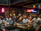 Football fans watch a match on a screen in a central Moscow bar. The 21st FIFA World Cup football tournament took place in Russia in 2018. It was the first World Cup to be held in Eastern Europe and the eleventh time that it has been held in Europe. For the first time the tournament took place on two continents – Europe and Asia. All but two of the stadium venues were in European Russia.