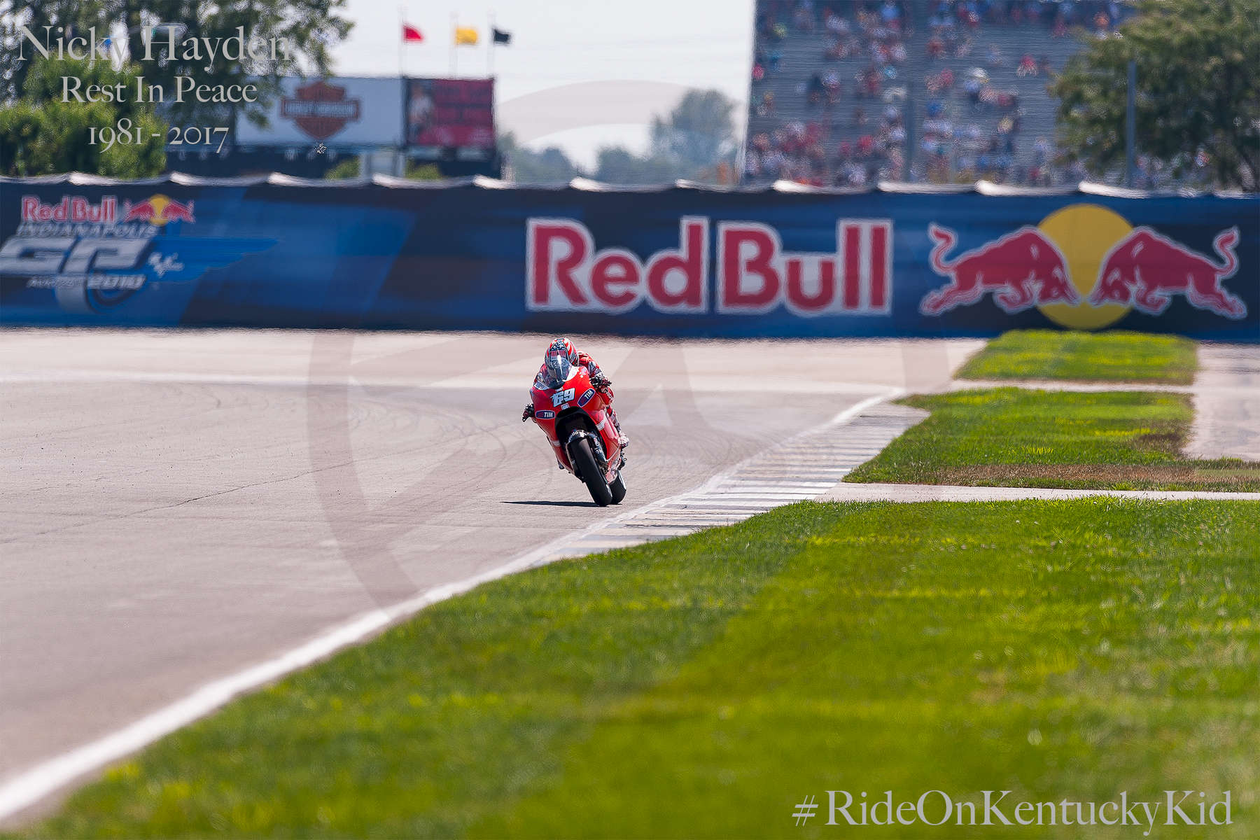Nicky Hayden
{quote}Kentucky Kid{quote}
MotoGP Red Bull U.S. Grand Prix
#NickyHaydenRIP
#RideOnKentuckyKid
