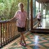 Vivian Gauthier, 96 Famed dancer and teacher of both Haitian Fokloric Dance and Ballet, shown at her home in downtown Port- au-Prince. She has been a professional dancer and teacher for 75 years and continues to to perform,train and assist young dancers.