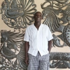 Serge Jolimeau lives and works in Croix des Bouquet where he was born in 1952. He is one of Haiti’s most renown metal sculptors and his work has been exhibited and collected internationally. His sculptures are made of recycled materials and he provides employment for artisans in his community.