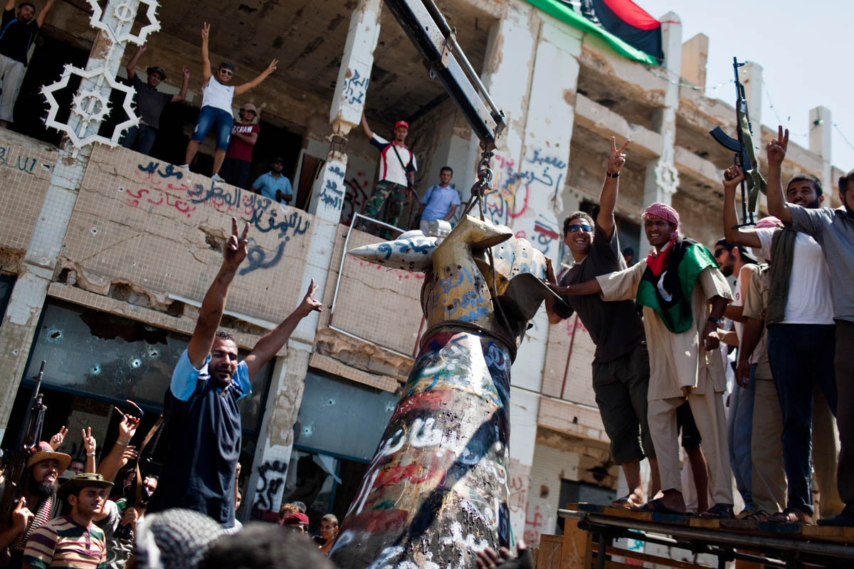 Libya Plane Statue