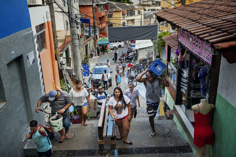 Favela Santa Marta.