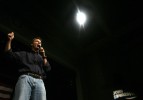 Democratic presidential candidate John Edwards speaks during a town hall campaign meeting in Iowa City, Iowa.