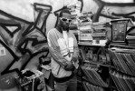 Rapper Joe Ice poses at studio in the Bronx.