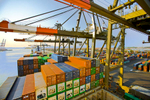 NY Harbor, Maher terminal, NY/NJ Port, containers, container ship, Seine, CMA-CGM, shipping,