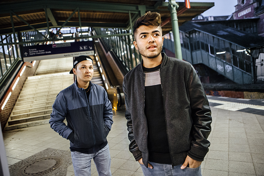  “It’s too difficult, our journey. We risk our life, but we have to do it, if we are looking for a future. If you’re looking for something good, you have to try hard for that to achieve.” Seventeen-year-old Jawad (at right) came to Berlin from Afghanistan in the spring of 2015 with his mother and 15-y.o. sister, arriving just before the summer’s uptick in the numbers of refugees seeking a safe haven in Germany. Omid, 22, a childhood friend, arrived three month later by himself, his family dispersed throughout Afghanistan and Pakistan by their country's decades-long war. 