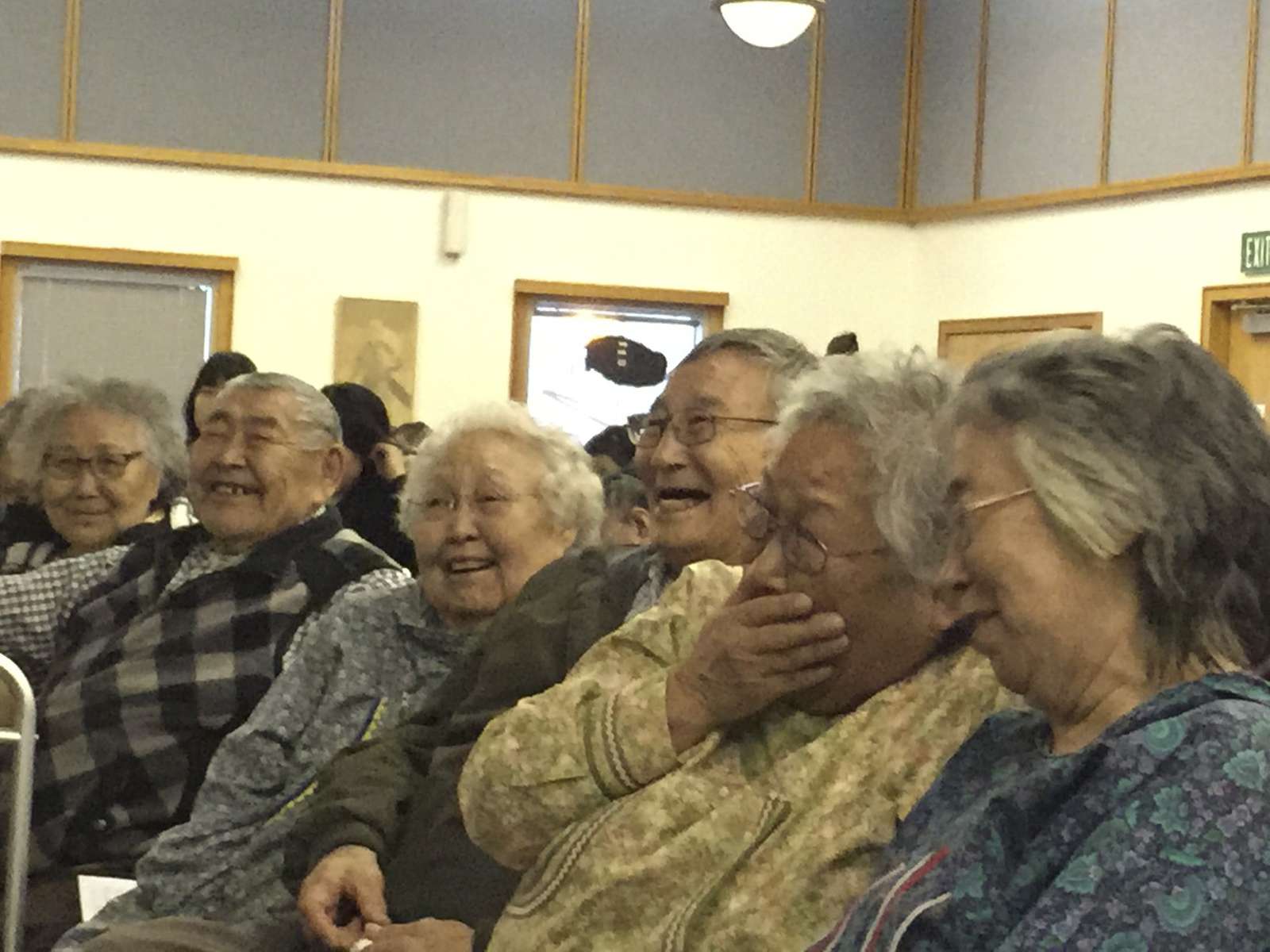 Elders at a Calricaraq training in Bethel. Elders' traditional wisdom and expertise are central to the intervention.