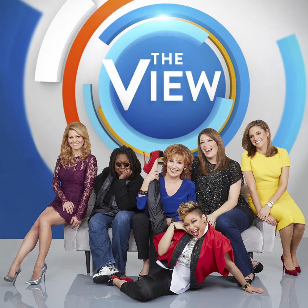THE VIEW - {quote}The View{quote} is the place to be heard ! Season 19 delivers live broadcasts five days a week with a dynamic team of panelists led by moderator Whoopi Goldberg, with co-hosts Joy Behar, Candace Cameron Bure, Michelle Collins, Paula Faris and Raven-Symone´.  {quote}The View{quote} airs Monday-Friday (11:00 am-12:00 pm, ET) on the ABC Television Network.    (ABC/Heidi Gutman)CANDACE CAMERON BURE, WHOOPI GOLDBERG, RAVEN-SYMONE´, JOY BEHAR, MICHELLE COLLINS, PAULA FARIS