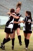 Frances Johnson, left, Leigh Rolandelli, center, and Ashton Lewis, right, of Northwest Guilford High School celebrate the first and only goal during the first half of their game against Grimsley High School in Greensboro on Tuesday, March 27, 2007. Northwest Guilford beat Grimsley 2-0.