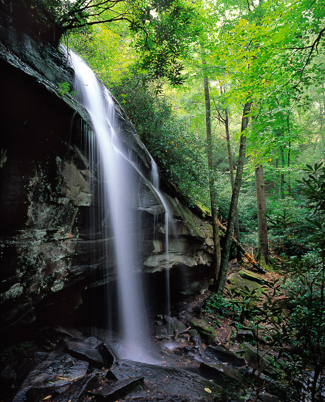 Slick Rock Falls, Pisgah National Forest near Brevard, NC