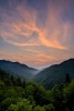 Sunset from Morton Overlook, Great Smoky Mountains National Park, TN