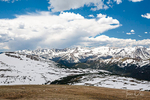 View of the Gore Range from Gore Range overlook in Rocky Mountains National Park
