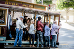 Famous Cable Car in San Francisco, California