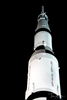 Saturn V rocket replica on display at the US Space & Rocket Center in Huntsville, Alabama