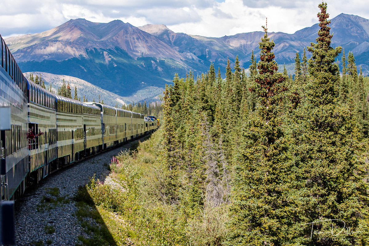 Alaska Railroad from Anchorage to Denali National Park, Alaska
