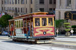 Famous Cable Car in San Francisco, California